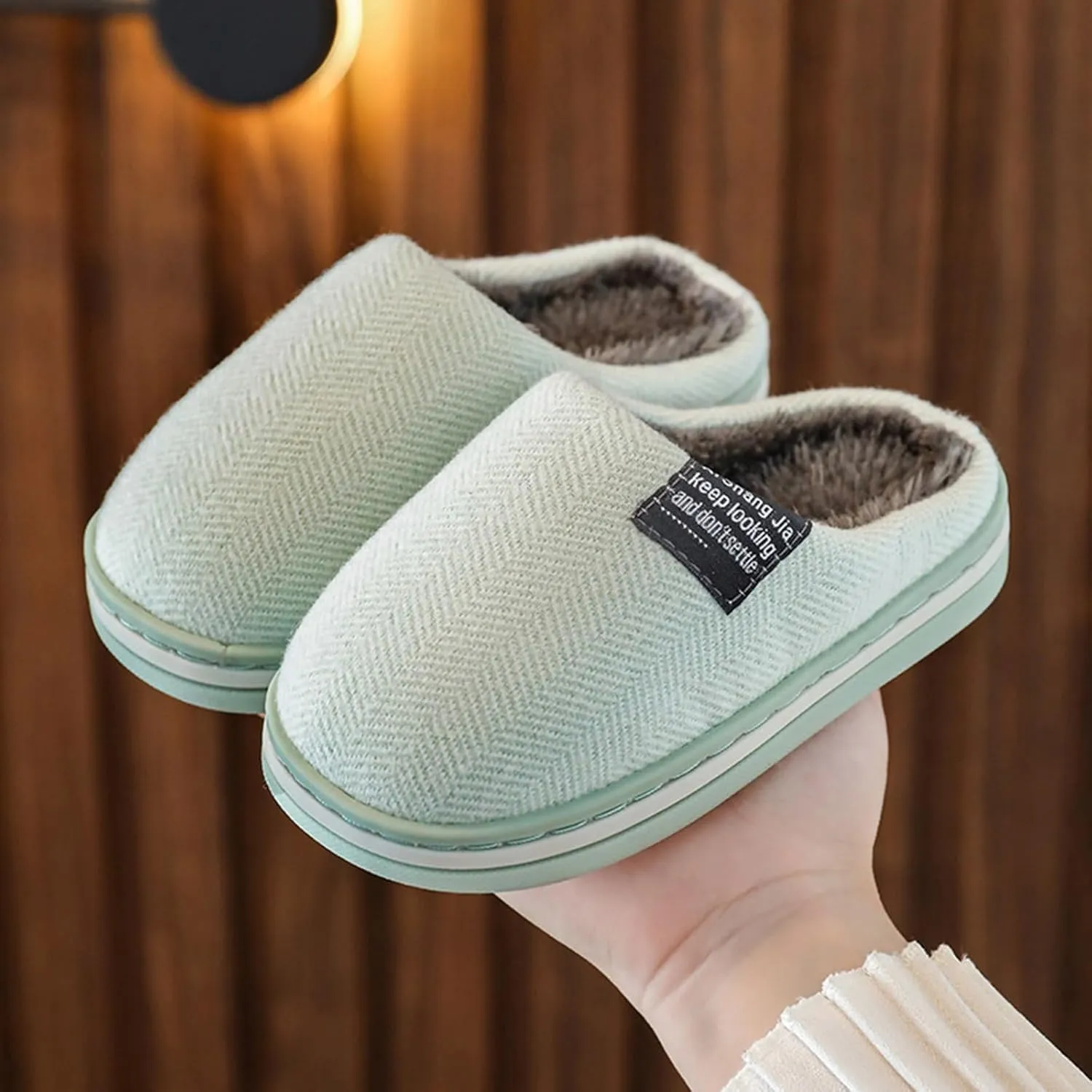 Boys Girls Cute Animal House Shoes Non Slip Slip on Fuzzy Cozy Indoor Outdoor Slippers Fall Winter Costume