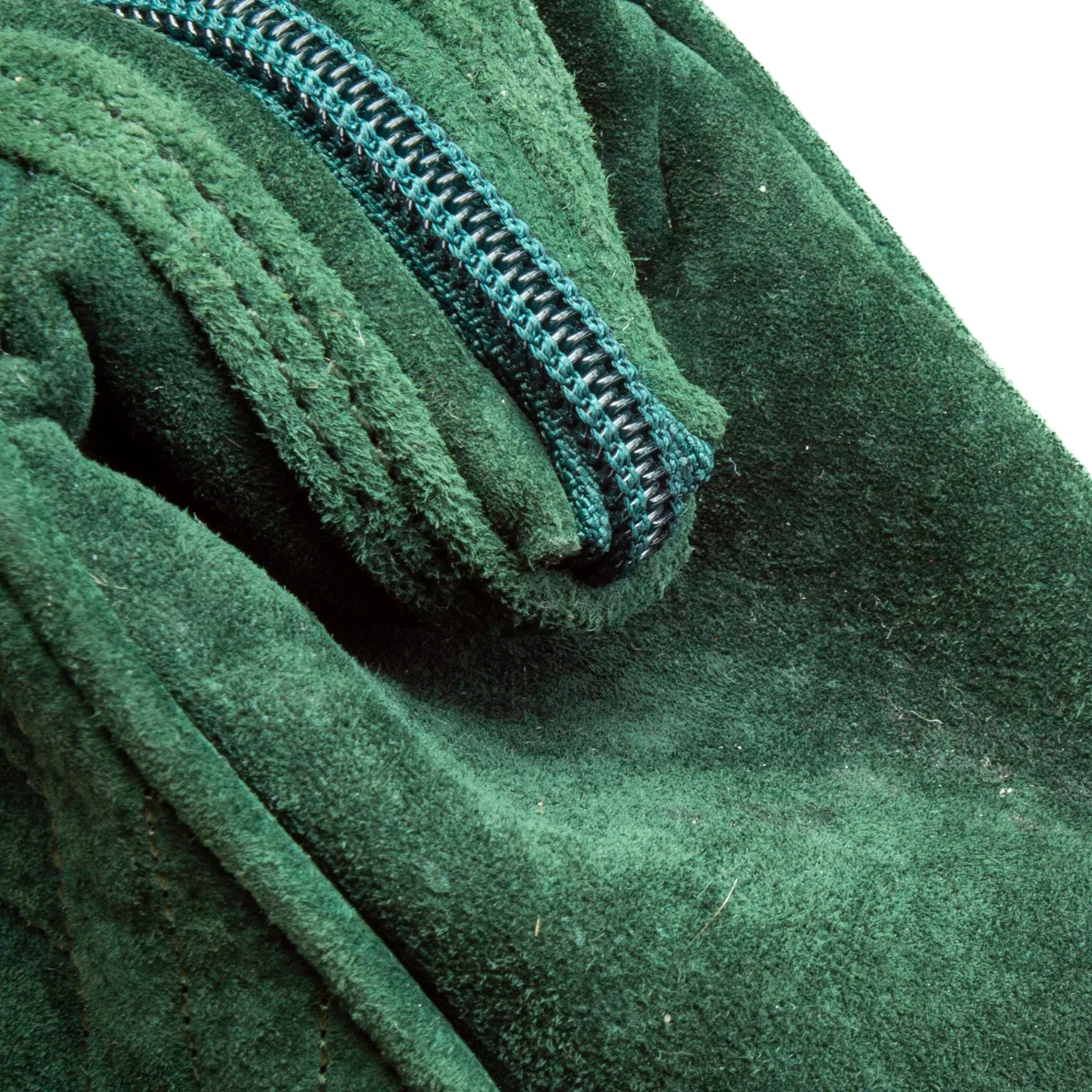 FENDI Vintage Spiral Pasta Suede Mini Bag - Green - OUTLET FINAL SALE
