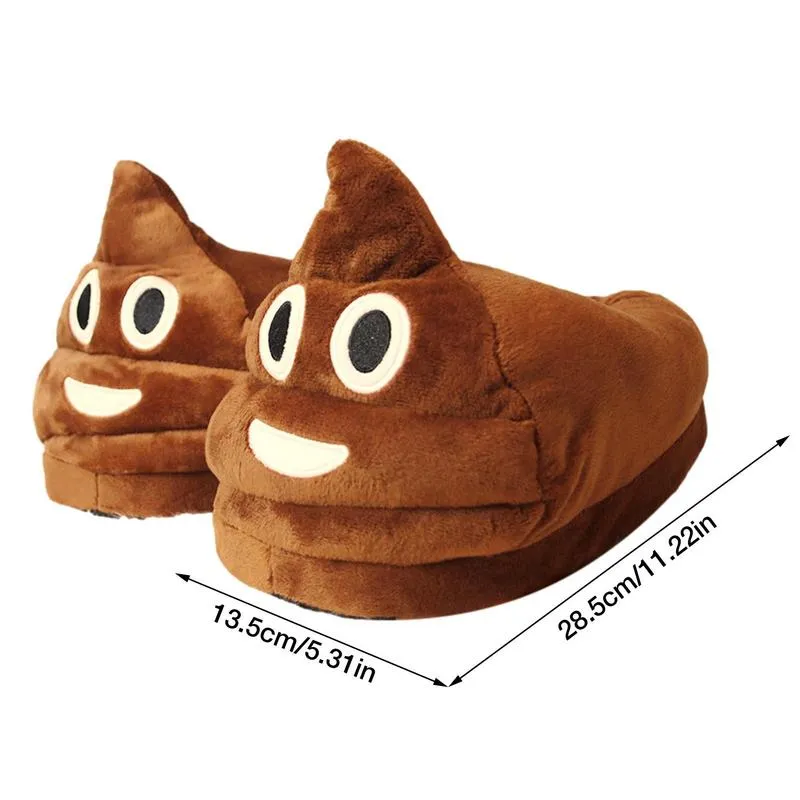 Funny Poop House Slippers