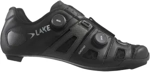 Lake Cx242 Cycling Shoe - Men's Black/Silver, 47.0