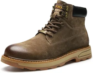 Men's Hiking Boots Waterproof Anti-slip Casual Chukka Boots for Men Men's Motorcycle Casual Working Boot