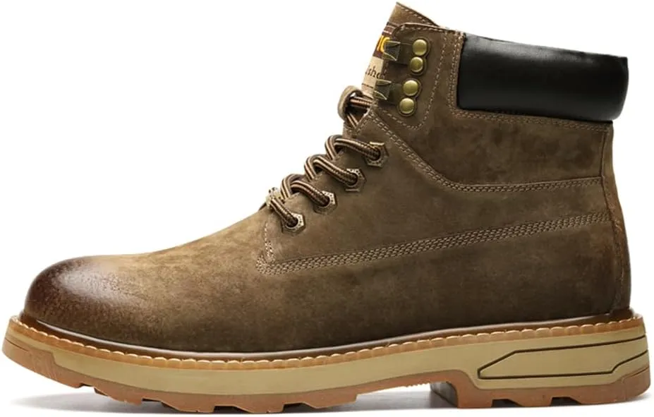 Men's Hiking Boots Waterproof Anti-slip Casual Chukka Boots for Men Men's Motorcycle Casual Working Boot