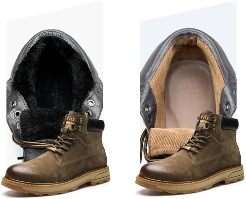 Men's Hiking Boots Waterproof Anti-slip Casual Chukka Boots for Men Men's Motorcycle Casual Working Boot