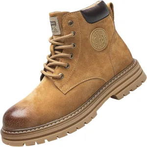 Men's Hiking Boots Waterproof Casual Chukka Boots for Men Men's Motorcycle Casual Working Boot