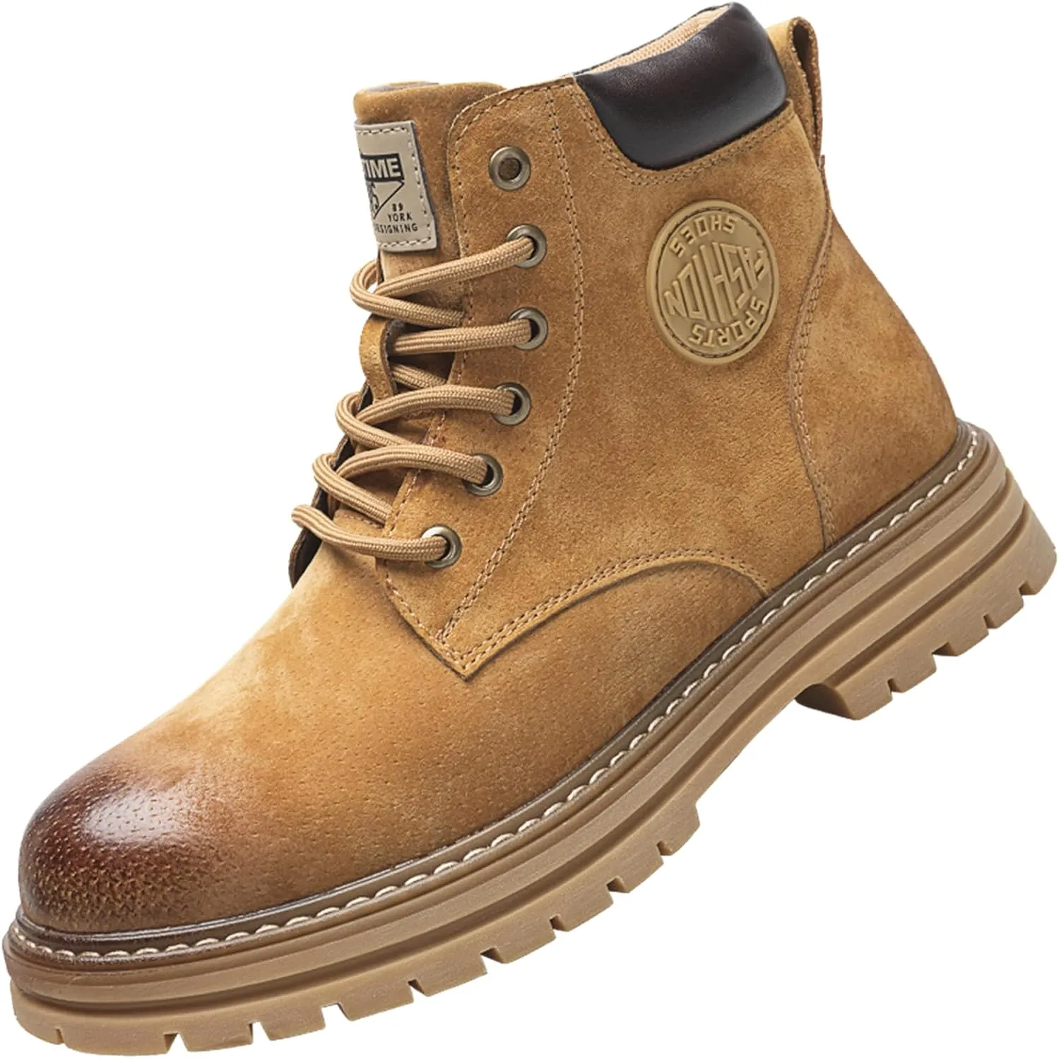 Men's Hiking Boots Waterproof Casual Chukka Boots for Men Men's Motorcycle Casual Working Boot