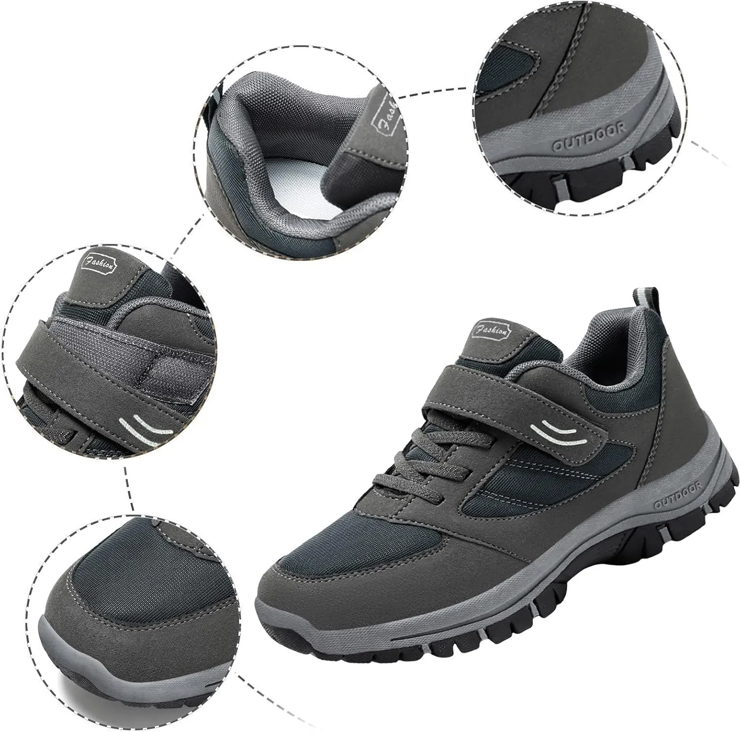 Men's Lightweight Cushion Sneakers Comfortable Lightweight Casual Walking Shoe Men's Arch Support Insole Shoes