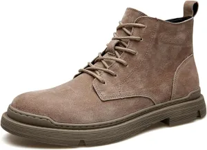 Men's Waterproof Anti-slip Hiking Boots Casual Chukka Boots for Men Men's Motorcycle Casual Working Boot