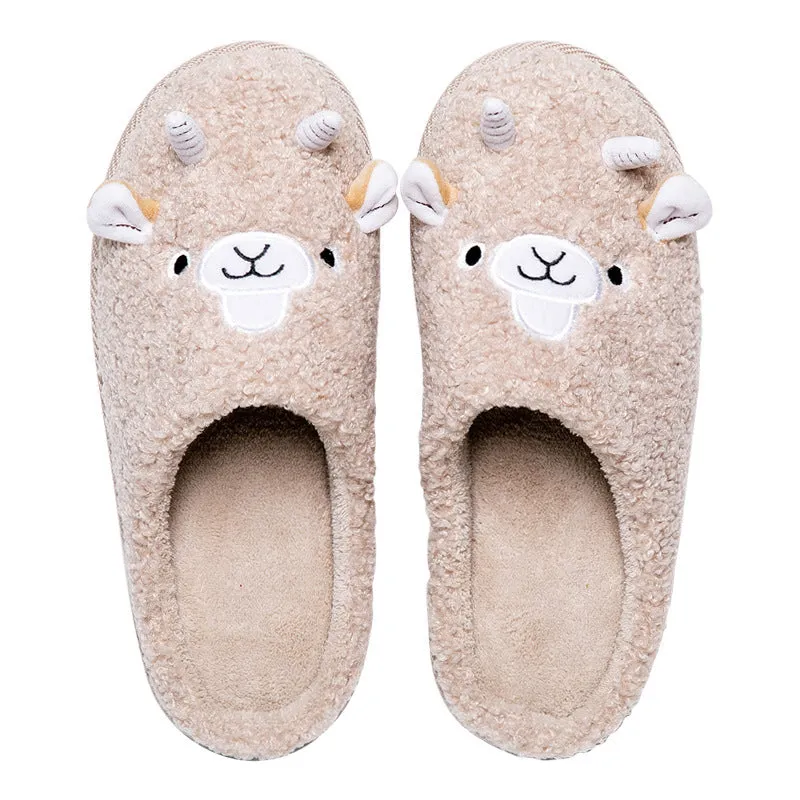 Plush Character Slippers for Girls