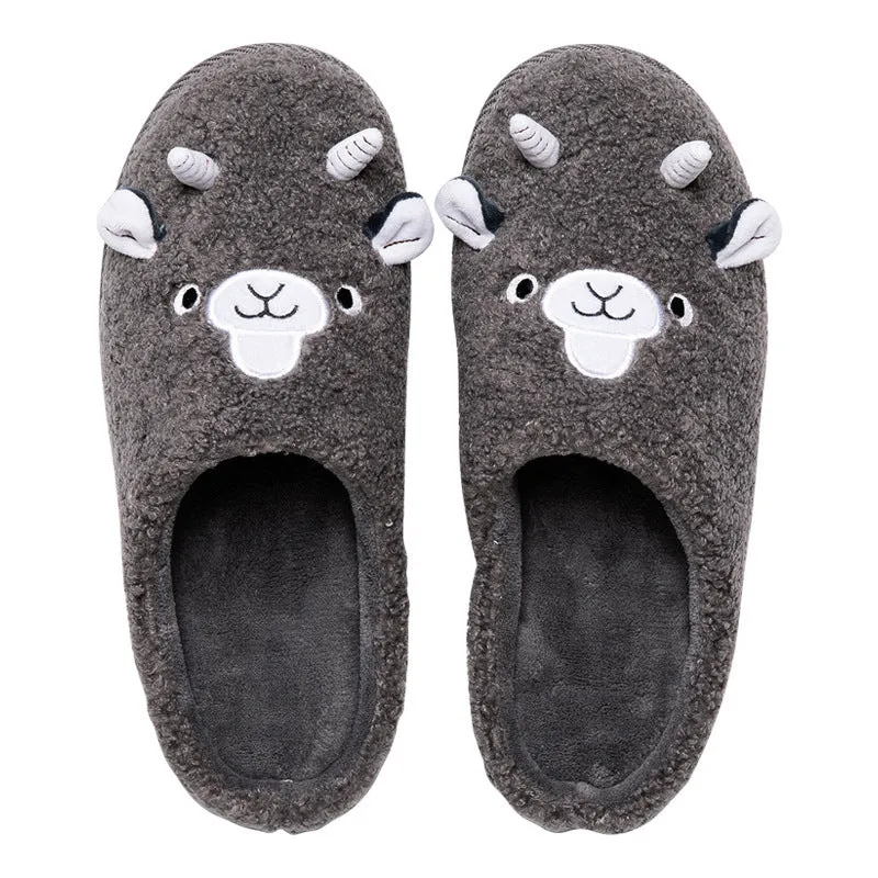 Plush Character Slippers for Girls