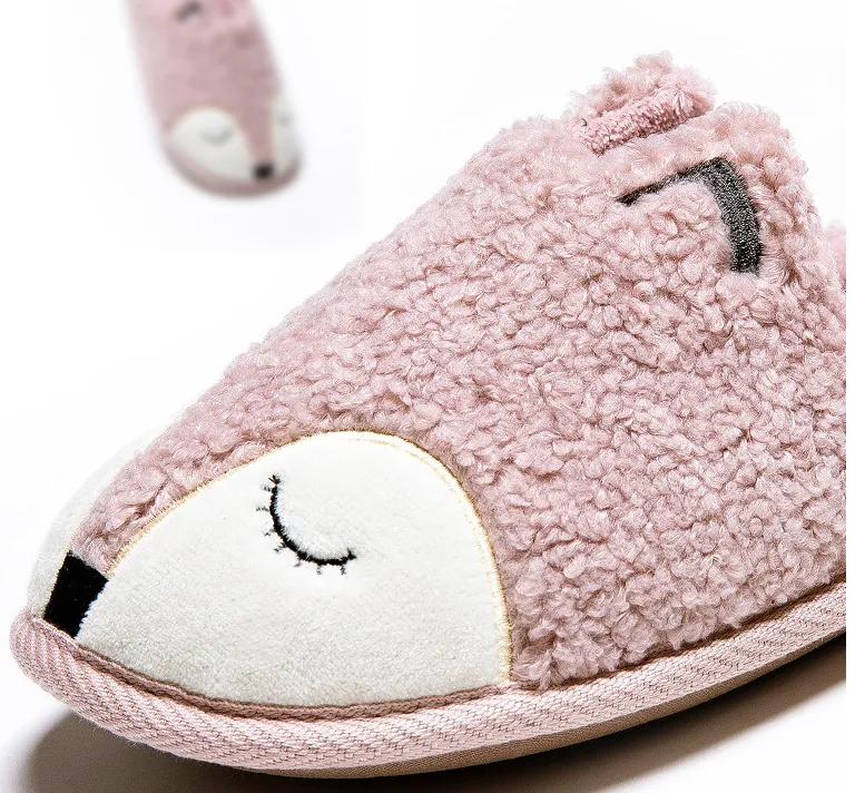 Plush Character Slippers for Girls