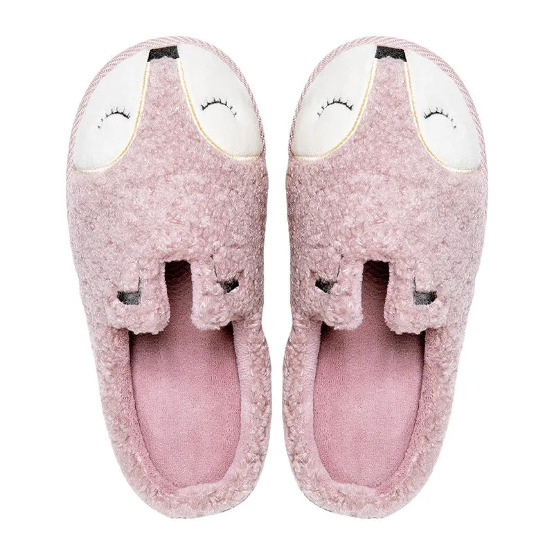 Plush Character Slippers for Girls