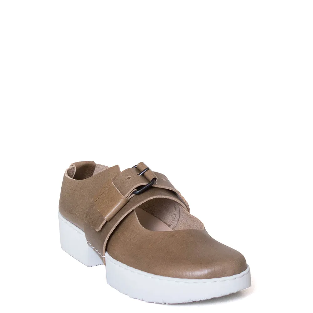 Suitcase Women's Leather Buckle Shoe