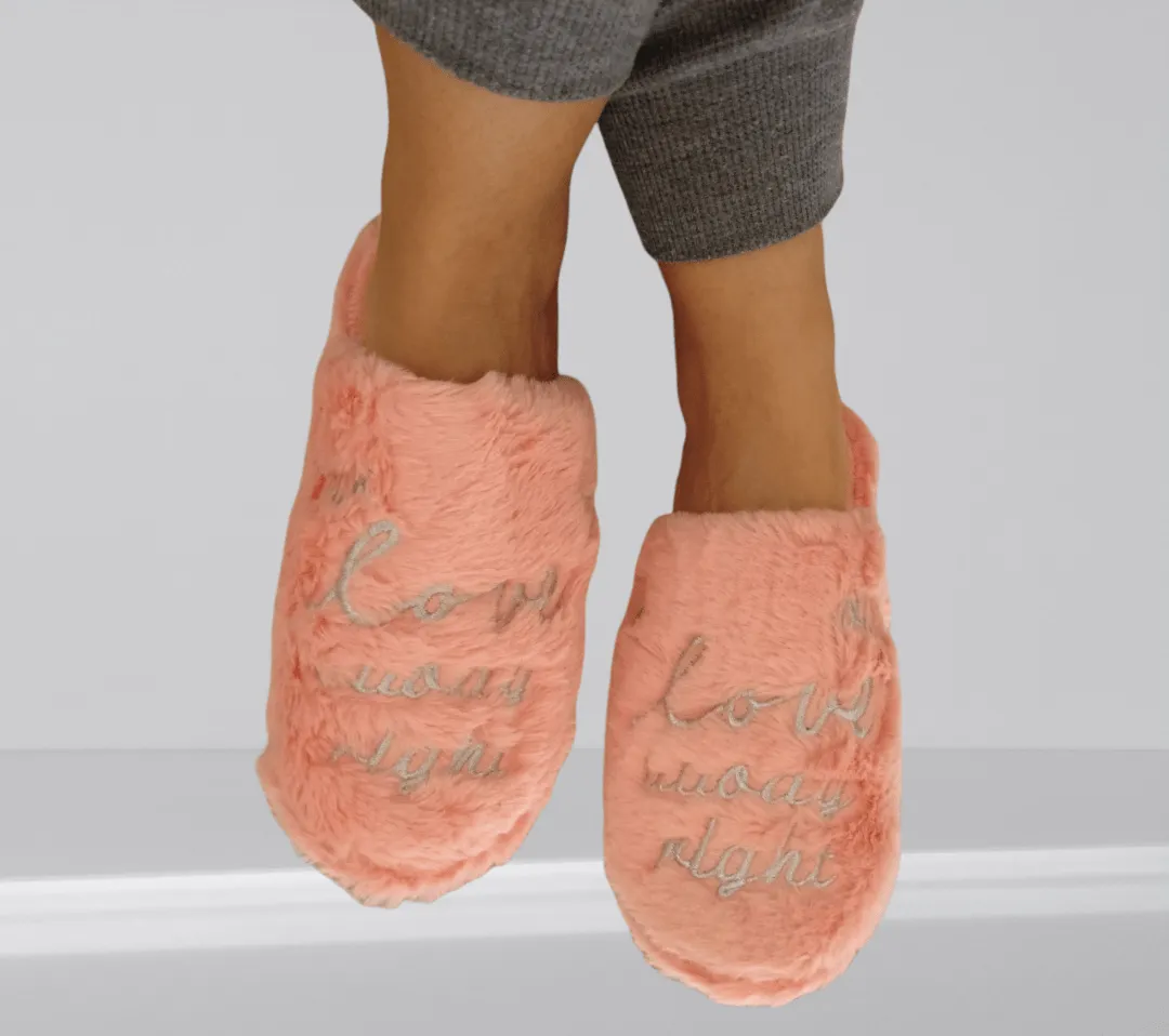 Women Pantoufle slippers - Saumon