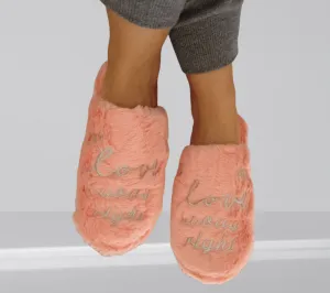Women Pantoufle slippers - Saumon
