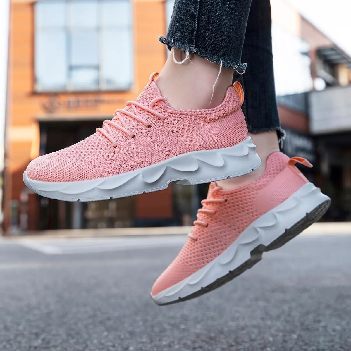 Women's Running ShoesTennis Anti - Slip Walking Sneakers Breathable Casual Athletic Lightweight Comfortable Fashion Casual Shoes Sports Shoes Women
