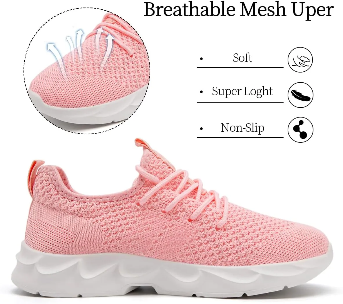 Women's Running ShoesTennis Anti - Slip Walking Sneakers Breathable Casual Athletic Lightweight Comfortable Fashion Casual Shoes Sports Shoes Women